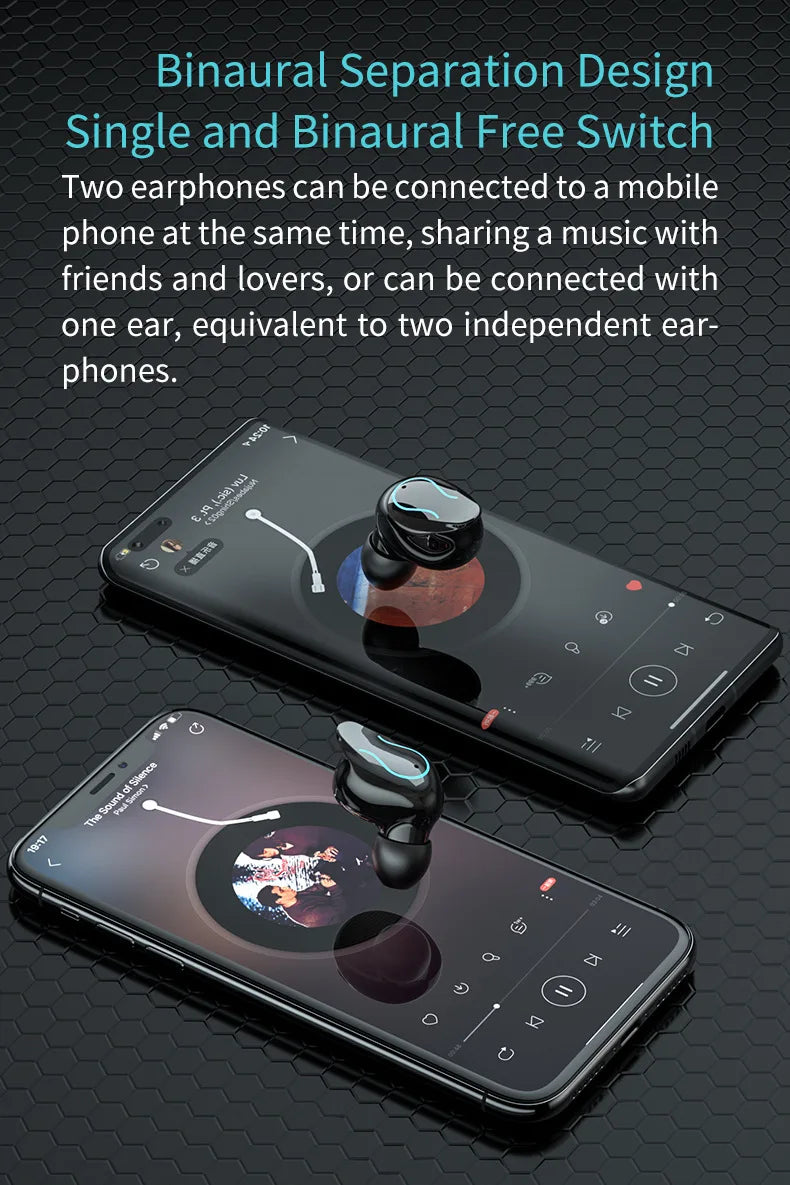 JMT-352970 Large Capacity Portable Charging Pool Earphones with 9D Noise Cancellation Features