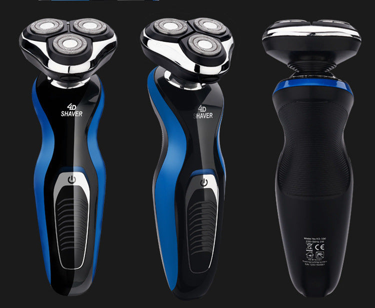 JMT-353034 4D Rotary Rechargeable Shaver with 65 Minutes Operating Time and Washable Cutter Head