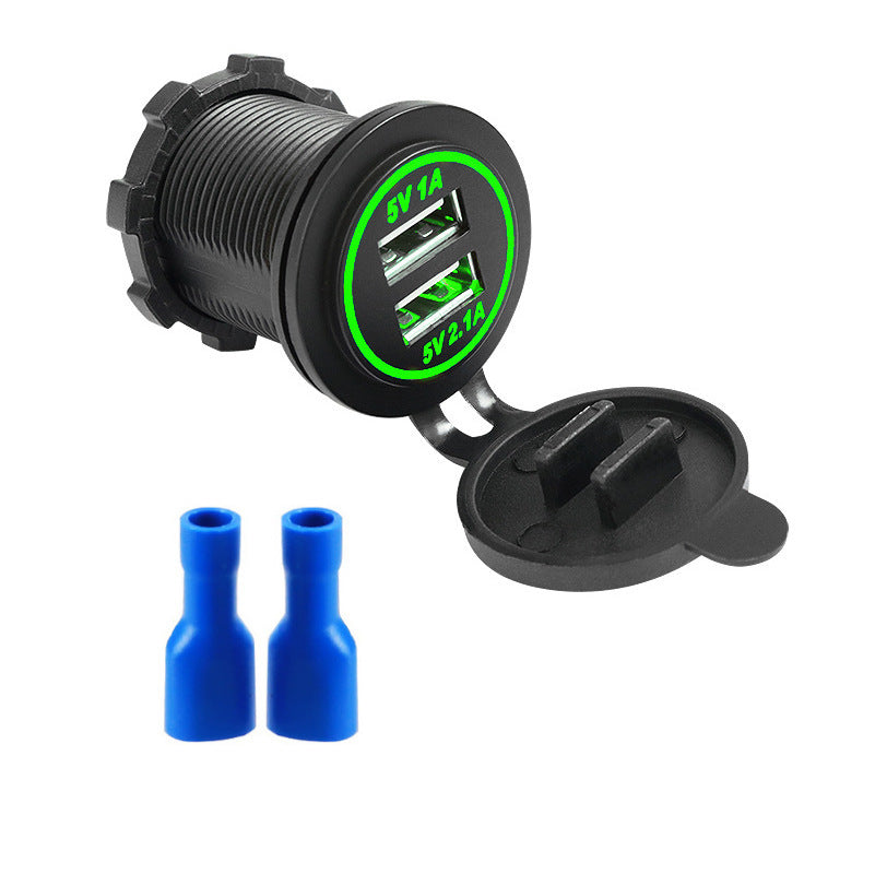 JMT-353418 Fast Charging USB Car and Boat Charger - 12-24V Input, 3100mA Output, Compatible with Motorcycles and Yachts