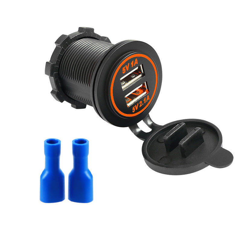 JMT-353418 Fast Charging USB Car and Boat Charger - 12-24V Input, 3100mA Output, Compatible with Motorcycles and Yachts
