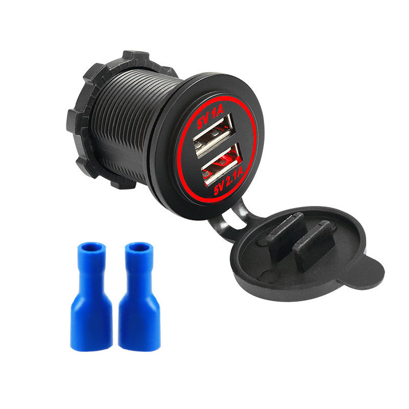JMT-353418 Fast Charging USB Car and Boat Charger - 12-24V Input, 3100mA Output, Compatible with Motorcycles and Yachts