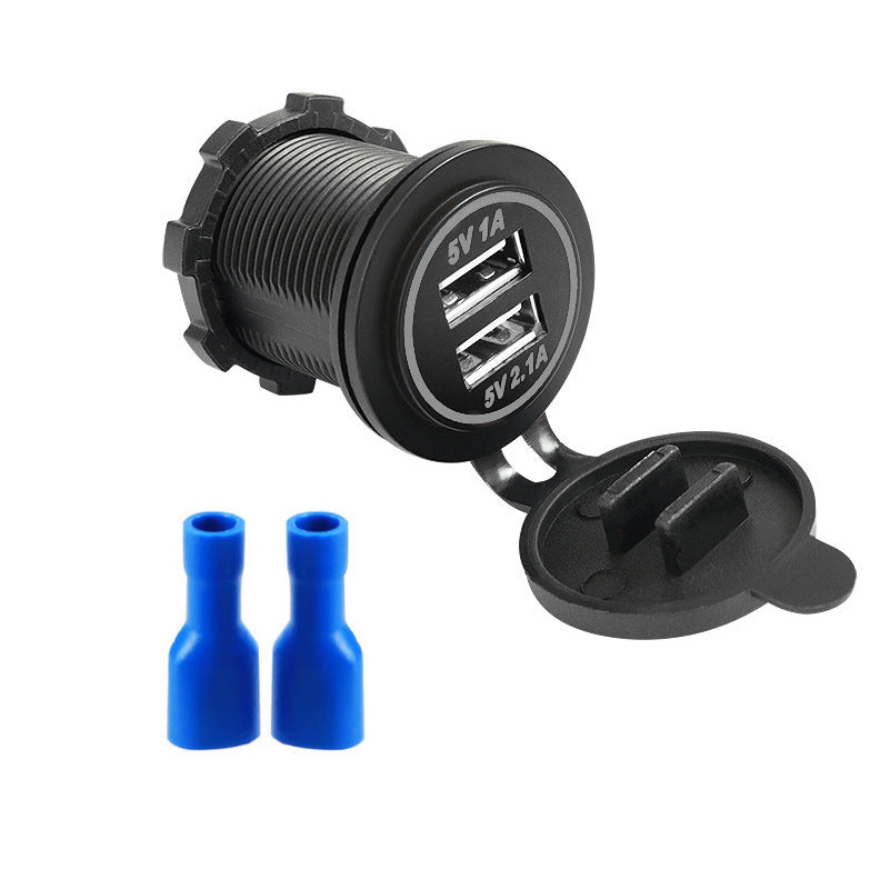 JMT-353418 Fast Charging USB Car and Boat Charger - 12-24V Input, 3100mA Output, Compatible with Motorcycles and Yachts