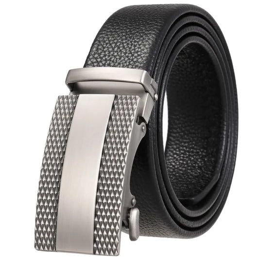 JMT-353546 Double-Sided First Layer Cowhide Automatic Buckle Belt - Model LY25-1056-5