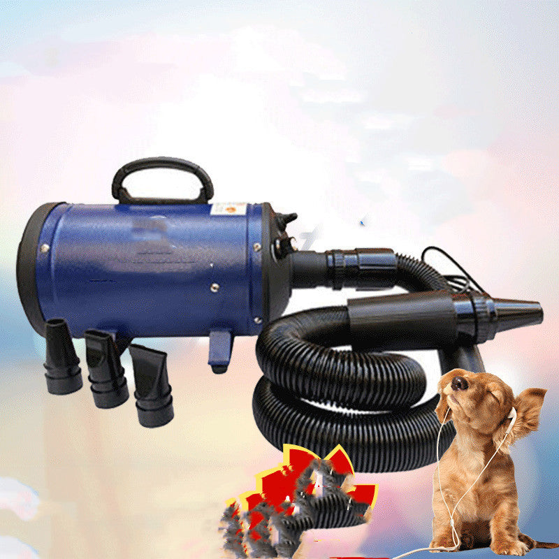 JMT-353866 Powerful 2800W Pet Hair Dryer for Dogs and Cats – Compact Blowing Machine in Blue and Red