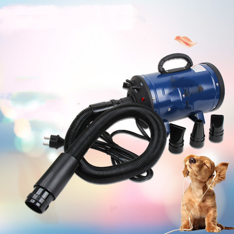 JMT-353866 Powerful 2800W Pet Hair Dryer for Dogs and Cats – Compact Blowing Machine in Blue and Red