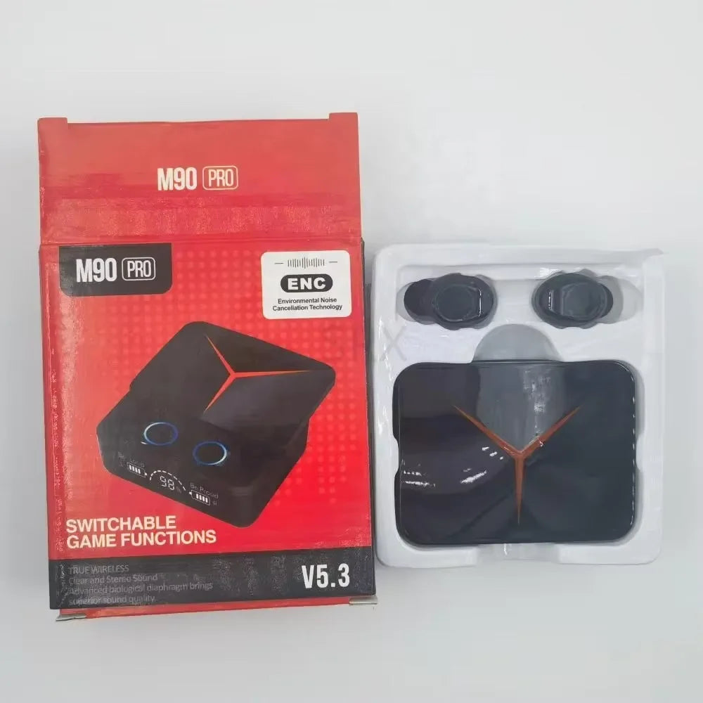 JMT-354122 M90 Pro TWS Waterproof Wireless Earbuds with Touch Control and AAC for Sports and Travel