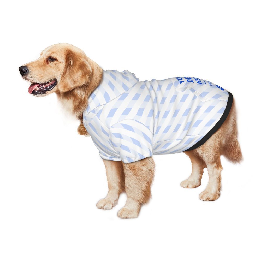 JMT-354698 Comfortable Hooded Pet Sweatshirt for Medium and Large Dogs - Soft Polyester, Trendy Design, Year-Round Wear