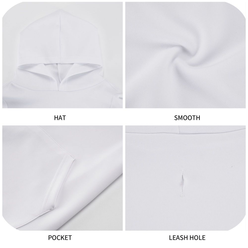 JMT-354698 Comfortable Hooded Pet Sweatshirt for Medium and Large Dogs - Soft Polyester, Trendy Design, Year-Round Wear