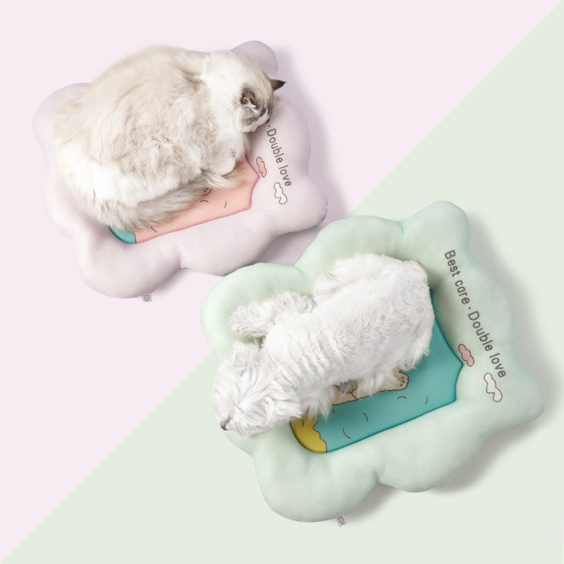 JMT-354762 Cooling Pet Mat for Dogs and Cats - Summer Ice Silk Pad for Small and Medium Pets