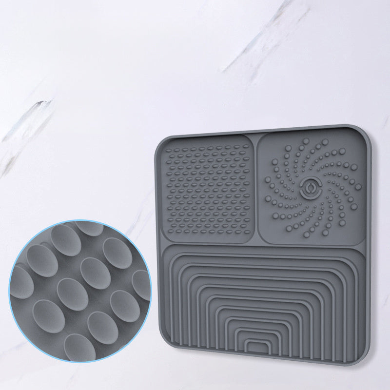 JMT-354954 Silicone Slow Feeder Mat for Dogs and Cats - Anti-Choking Licking Pad with Suction Cup