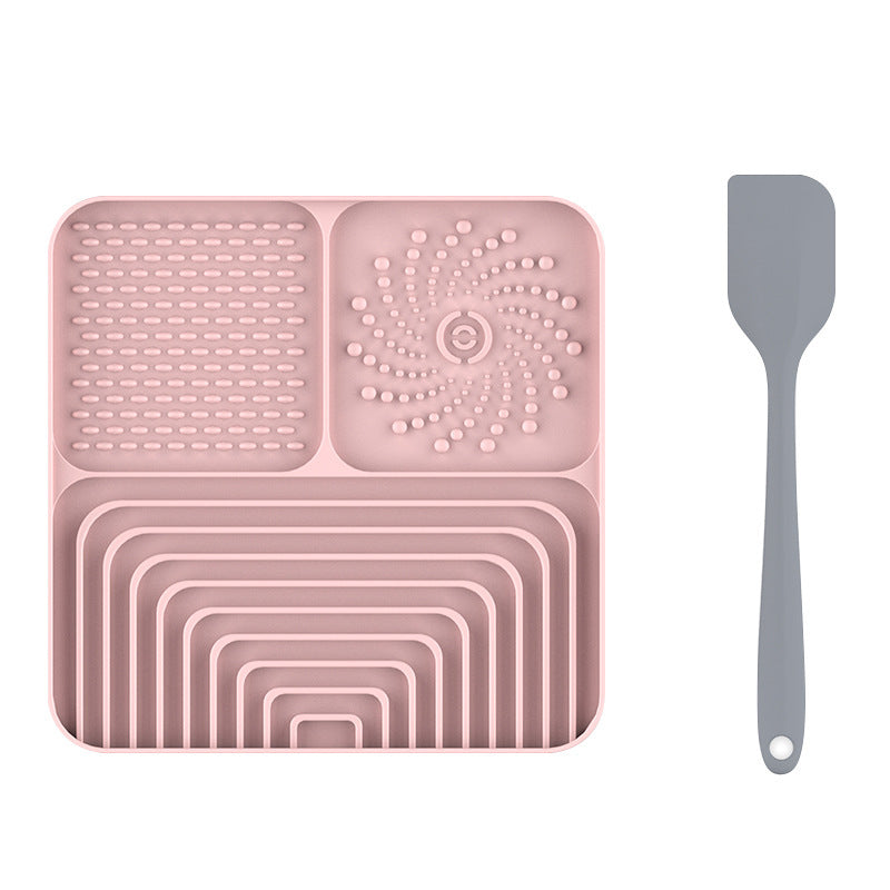 JMT-354954 Silicone Slow Feeder Mat for Dogs and Cats - Anti-Choking Licking Pad with Suction Cup