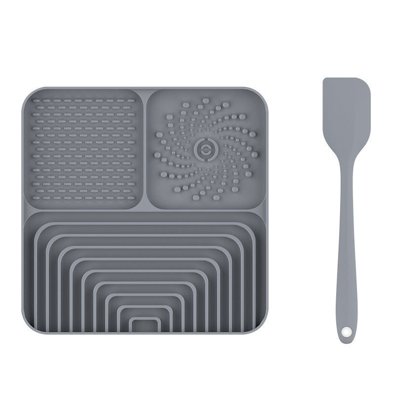 JMT-354954 Silicone Slow Feeder Mat for Dogs and Cats - Anti-Choking Licking Pad with Suction Cup