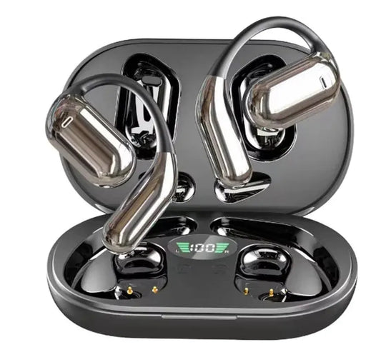 JMT-354954 YX39 Digital Smart Screen Noise Cancelling Wireless Headphones with LED Battery Indicator and ENC Technology