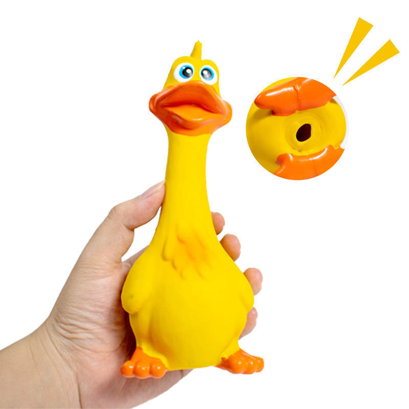 JMT-355082 Eco-Friendly Squeaky Latex Chicken Toys for Interactive Dog Play - Set of 3
