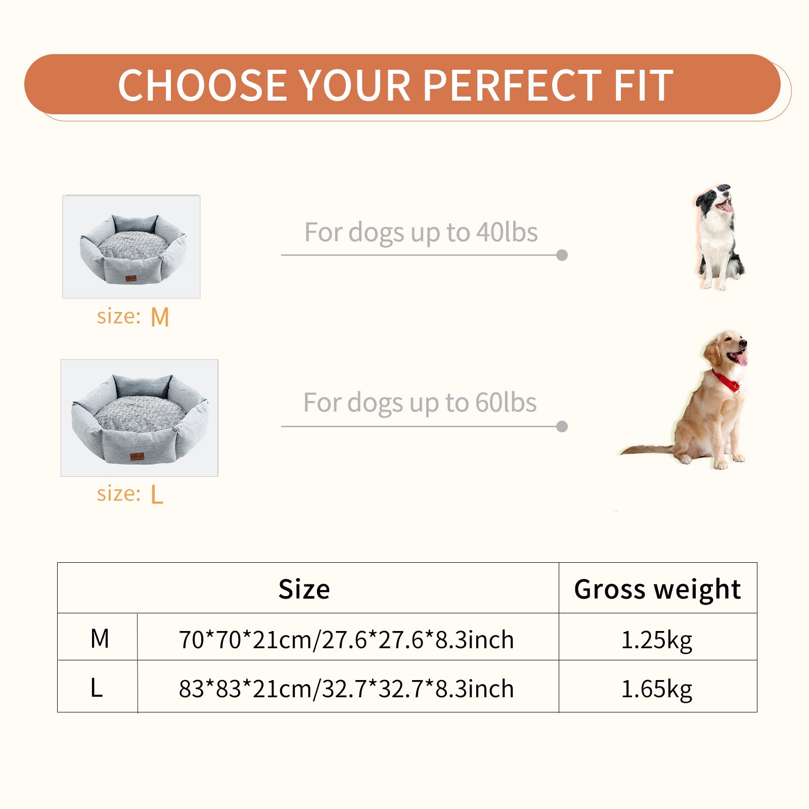 JMT-355402 Rose Velvet Hexagonal Dog Bed - Soft Plush Sofa for Small, Medium, and Large Dogs