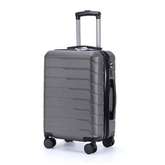 JMT-355658 3-Piece Unisex ABS and PC Spinner Wheel Trolley Case Luggage Set for Travel