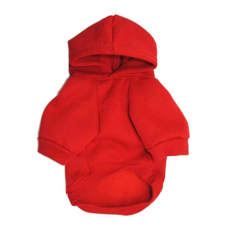 JMT-355722 Scary Skull Fleece Hooded Pet Tee - Black, Red, Green, XS to L