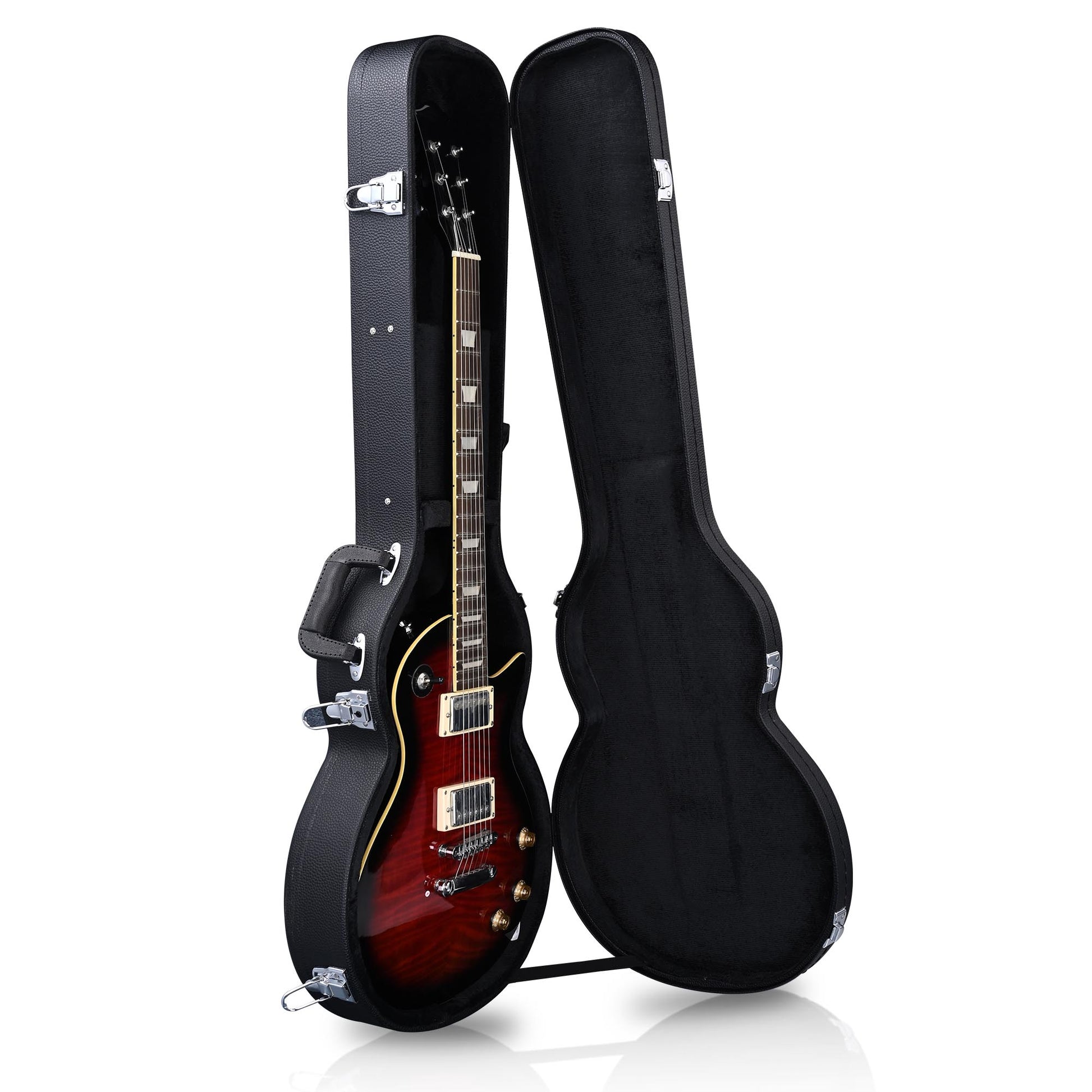 JMT-355978 Hard Plywood Folk Guitar Case Wrapped in Durable PU Leather