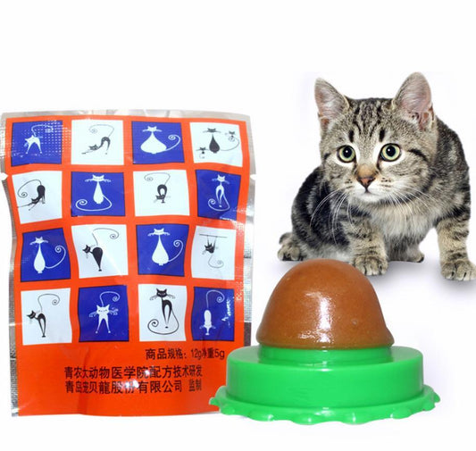 JMT-356106 Cat Sugar Licking Treats - Catnip Flavor Snacks for Feline Enjoyment