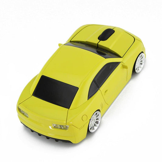 JMT-356554 Wireless Optical Car-Shaped Mouse with 1600 DPI Resolution, 2.4GHz Frequency, Compatible with Laptops - Available in Multiple Colors
