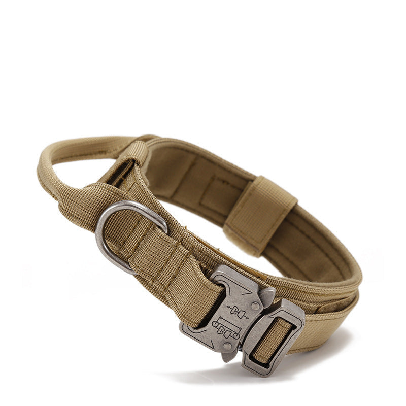 JMT-356746 Nylon Wear-Resistant Tactical Dog Collar for Medium and Large Dogs - Adjustable and Durable