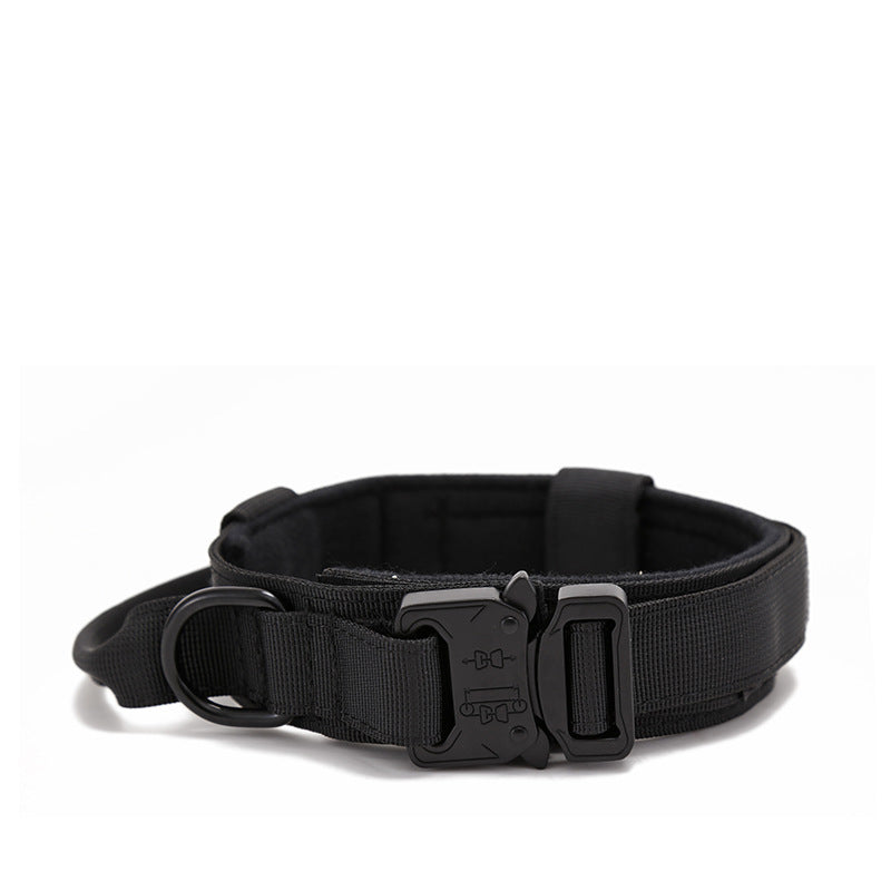 JMT-356746 Nylon Wear-Resistant Tactical Dog Collar for Medium and Large Dogs - Adjustable and Durable