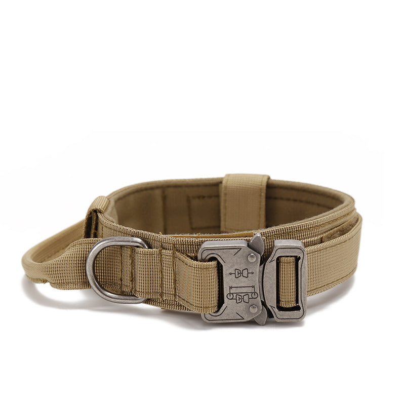 JMT-356746 Nylon Wear-Resistant Tactical Dog Collar for Medium and Large Dogs - Adjustable and Durable