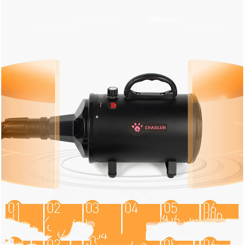 JMT-357066 High-Power Pet Water Blowing Machine for Quick Drying Dogs and Cats - Adjustable Speed and Temperature Options