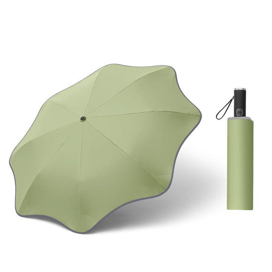 JMT-357130 Curved Automatic Luminous Transparent Umbrella for Stylish Rain Protection