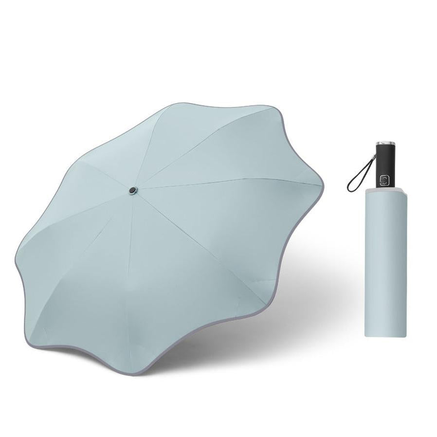 JMT-357130 Curved Automatic Luminous Transparent Umbrella for Stylish Rain Protection