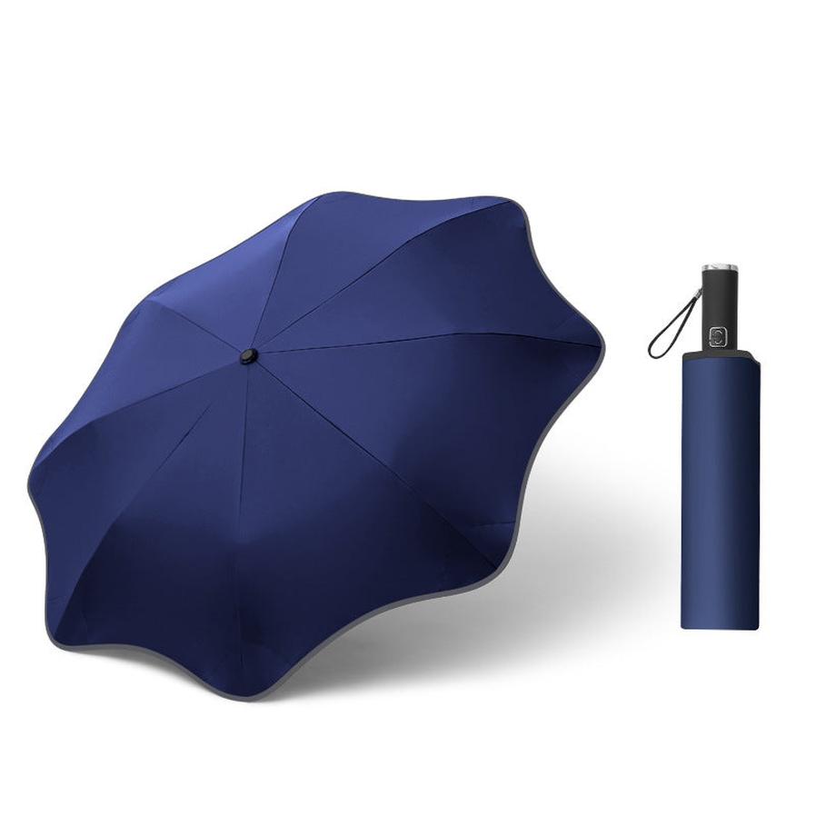 JMT-357130 Curved Automatic Luminous Transparent Umbrella for Stylish Rain Protection