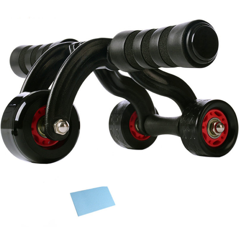 JMT-357322 Three-Wheel Abdominal Roller for Core Strength and Toning