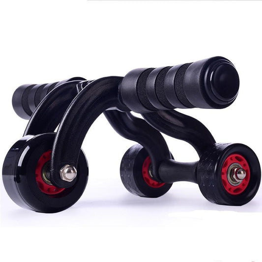 JMT-357322 Three-Wheel Abdominal Roller for Core Strength and Toning
