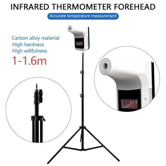 JMT-358090 Aluminum Portable Floor Tripod for iPhone - Adjustable Height 56-160cm, 2kg Load Capacity