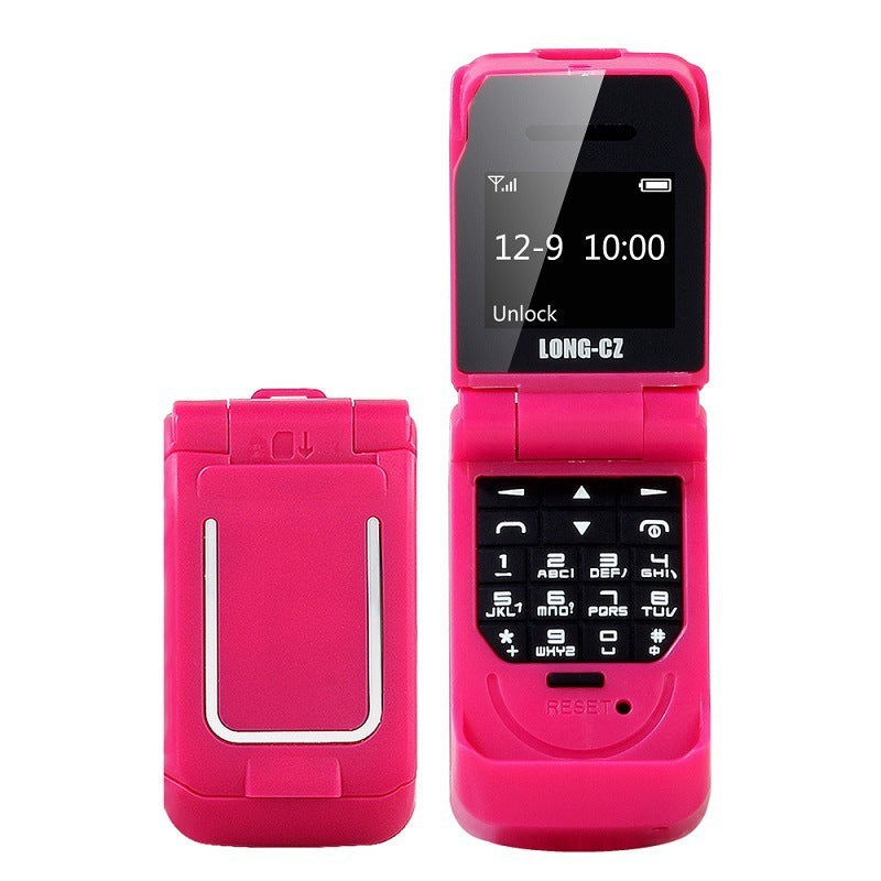 JMT-358410 Compact Mini Flip Phone - Small Screen under 4 Inches, Universal GSM with No Camera, Available in Various Colors