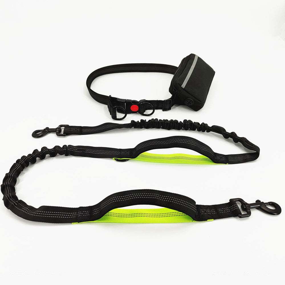 JMT-358730 Multifunctional Traction Rope Belt with Adjustable Pocket - Ideal for Running and Outdoor Activities