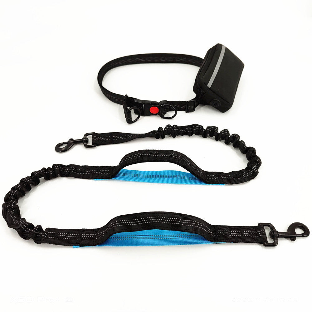 JMT-358730 Multifunctional Traction Rope Belt with Adjustable Pocket - Ideal for Running and Outdoor Activities