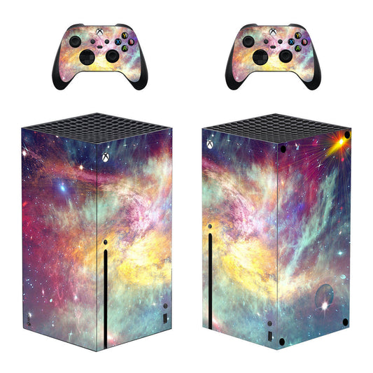 JMT-358858 Xbox Series X PVC Game Console Protection Sticker, Durable 0.04mm-0.08mm Thickness, Light-Blocking Film