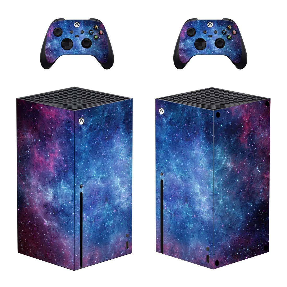 JMT-358858 Xbox Series X PVC Game Console Protection Sticker, Durable 0.04mm-0.08mm Thickness, Light-Blocking Film