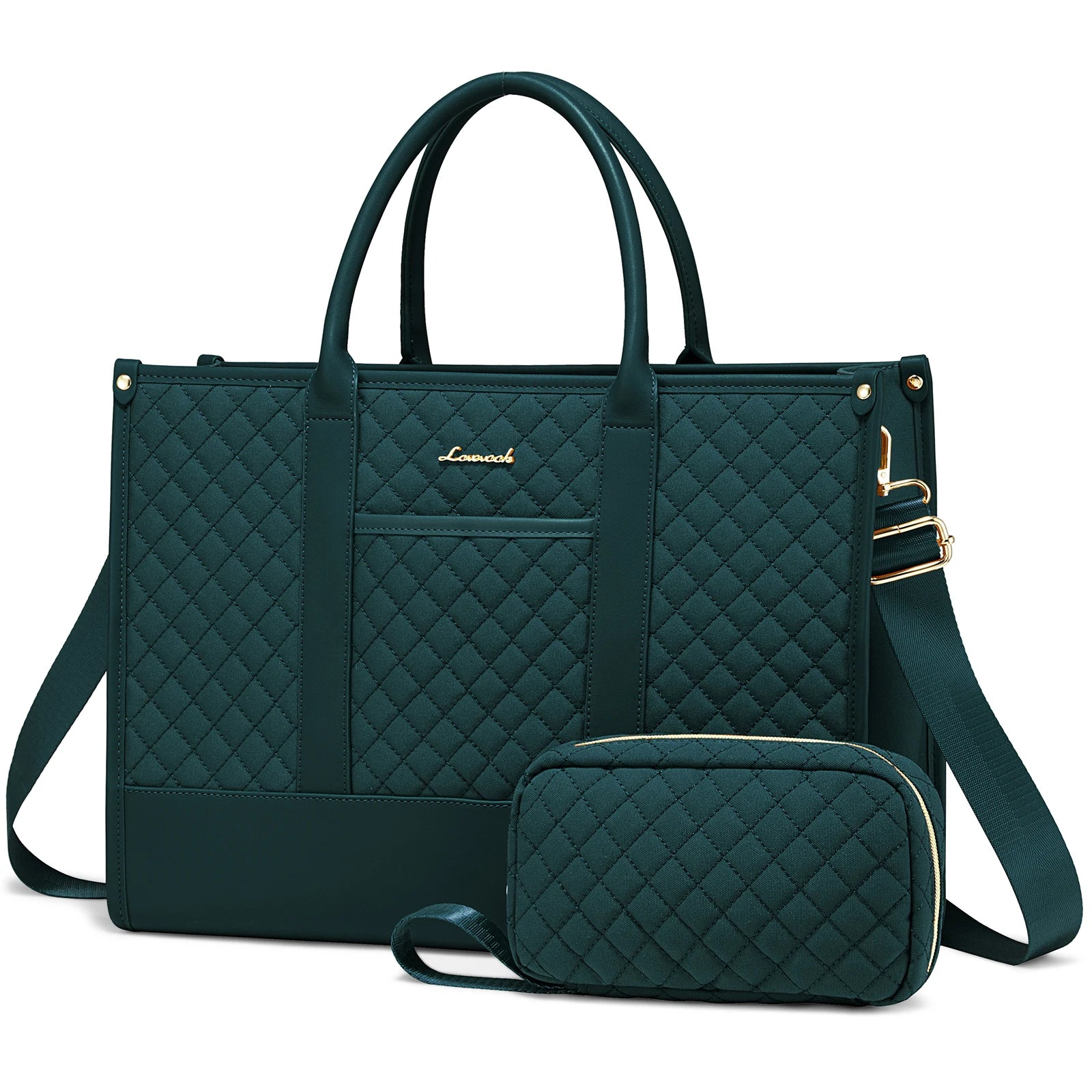 JMT-359114 Stylish 2-Piece Waterproof Business Tote and Laptop Bag Set for Travel and Work
