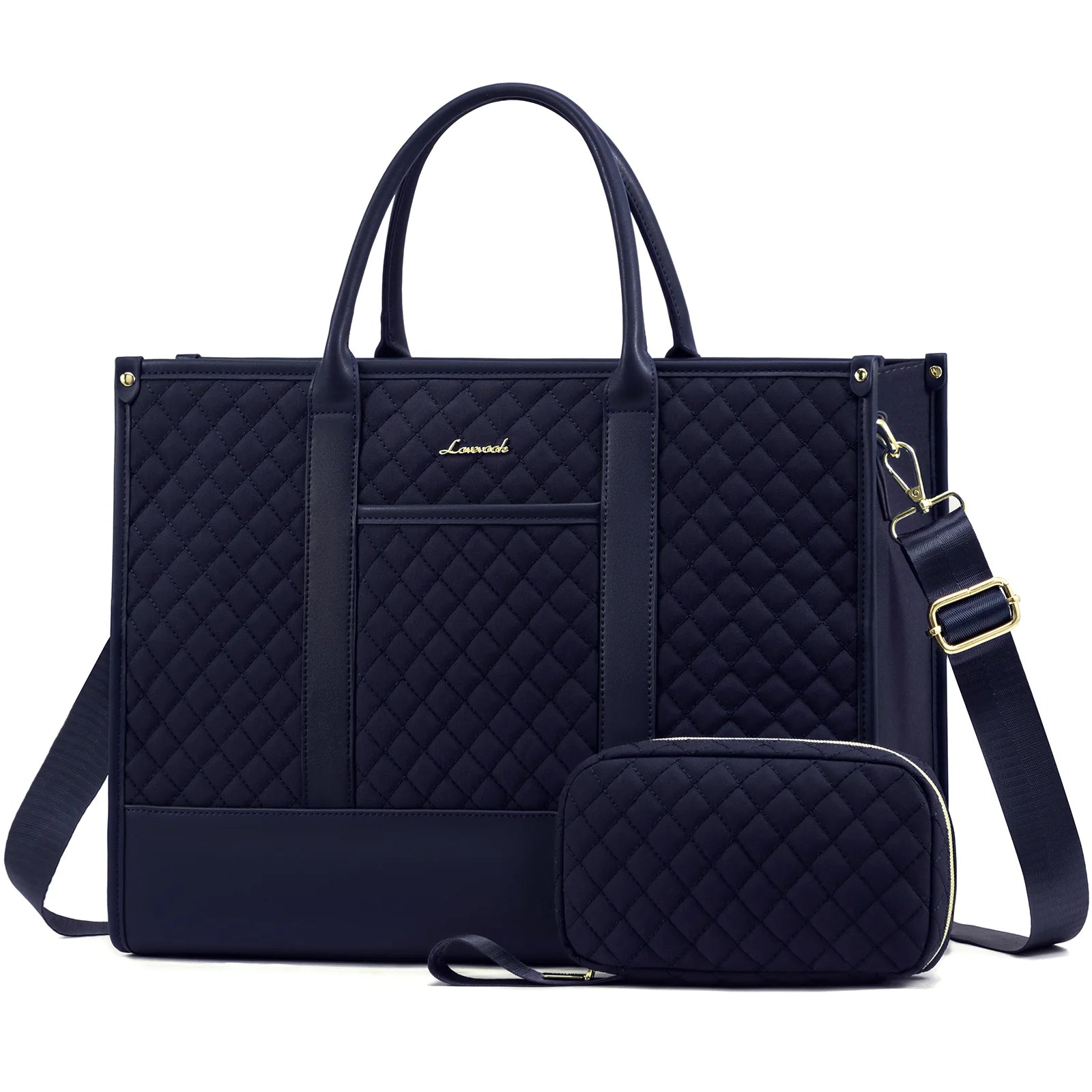 JMT-359114 Stylish 2-Piece Waterproof Business Tote and Laptop Bag Set for Travel and Work