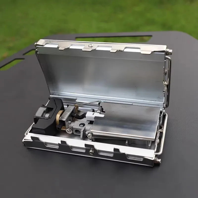 JMT-359434 Foldable Windproof Camping Gas Stove for Outdoor Picnic and Travel, Model BGL036