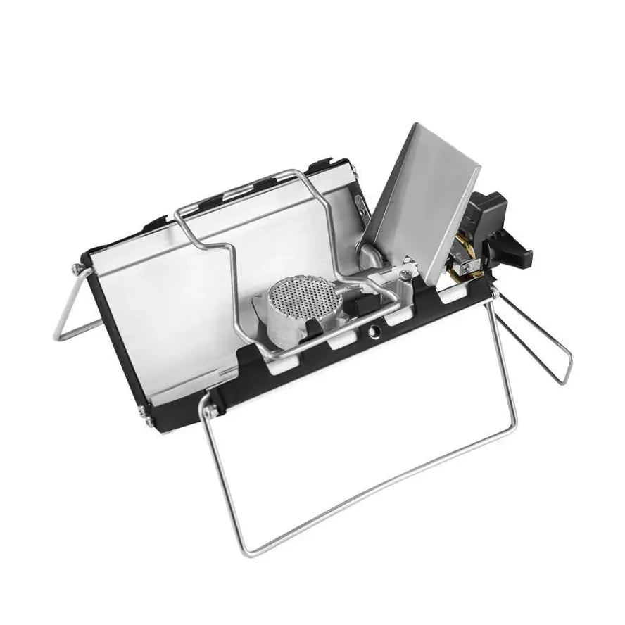 JMT-359434 Foldable Windproof Camping Gas Stove for Outdoor Picnic and Travel, Model BGL036