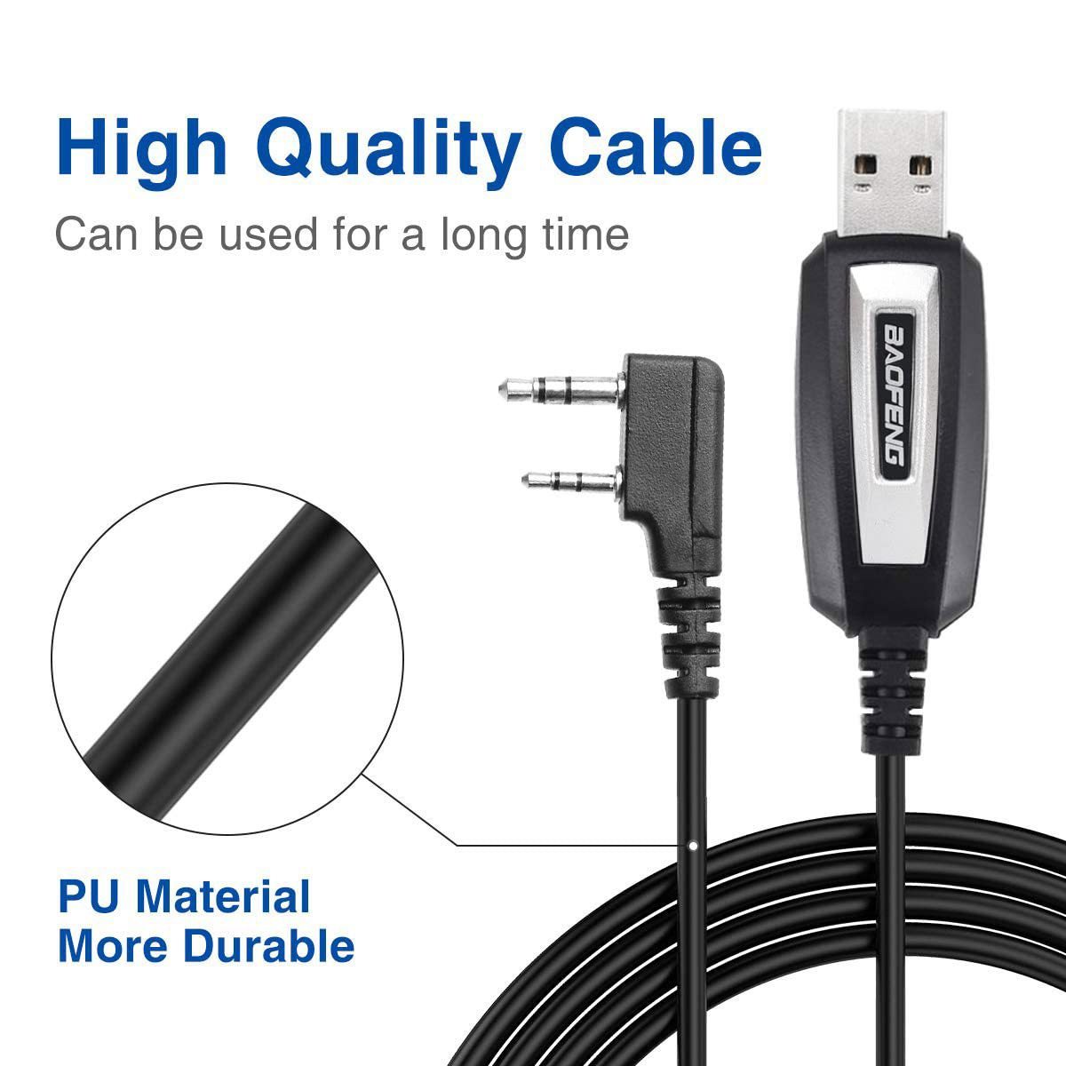 JMT-359562 Baofeng USB Programming Cable for Model 5R and 888S