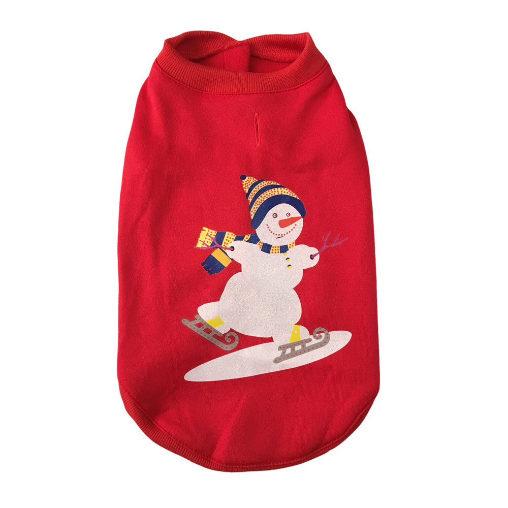 JMT-360010 Cozy Cotton Christmas Dog Clothes for Autumn and Winter - Multiple Styles Available