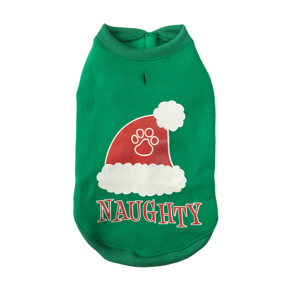 JMT-360010 Cozy Cotton Christmas Dog Clothes for Autumn and Winter - Multiple Styles Available