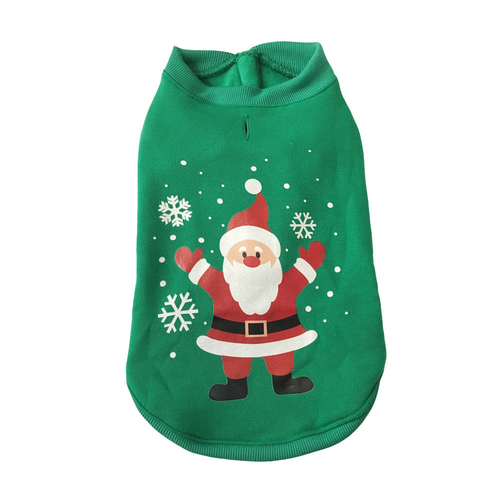 JMT-360010 Cozy Cotton Christmas Dog Clothes for Autumn and Winter - Multiple Styles Available
