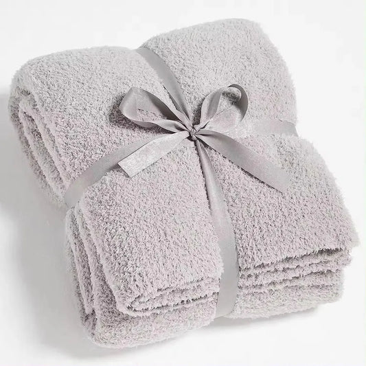JMT-360458 Soft Lightweight Plush Fleece Throw Blanket - 50x60 Inches for Sofa or Bed