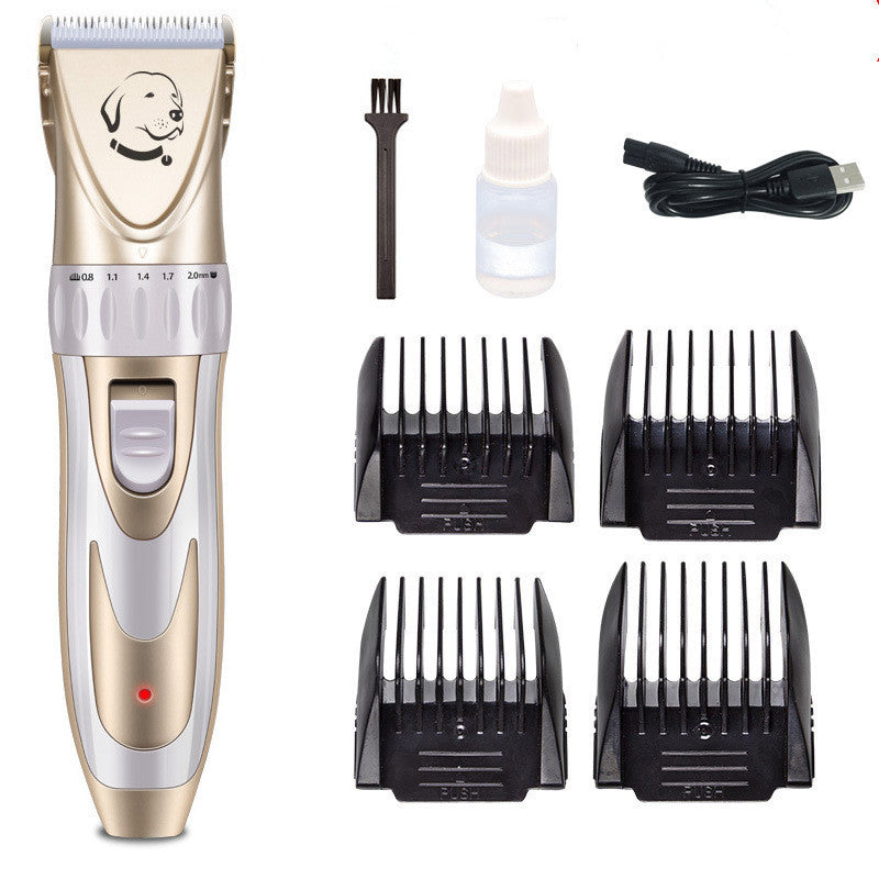 JMT-360778 Ceramic Blade Electric Pet Shaver with USB Charging and 150 Minutes Usage Time