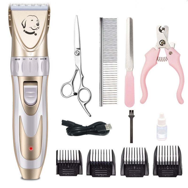 JMT-360778 Ceramic Blade Electric Pet Shaver with USB Charging and 150 Minutes Usage Time